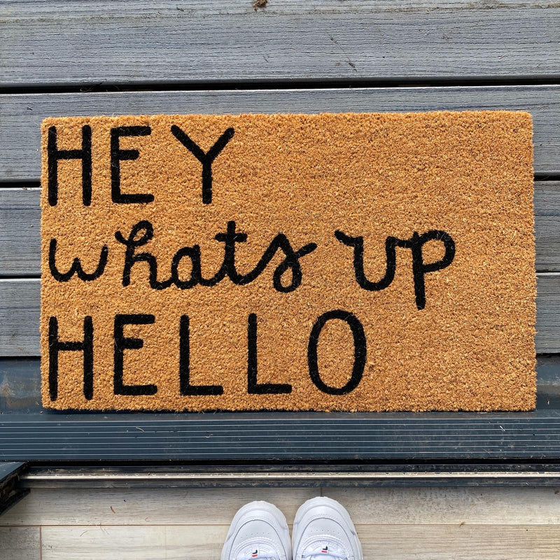 Hey What's Up Hello Doormat